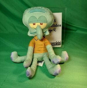 Nickelodeon SpongeBob SquarePants Squidward Plush Stuffed Animal Toy, 8" Tall